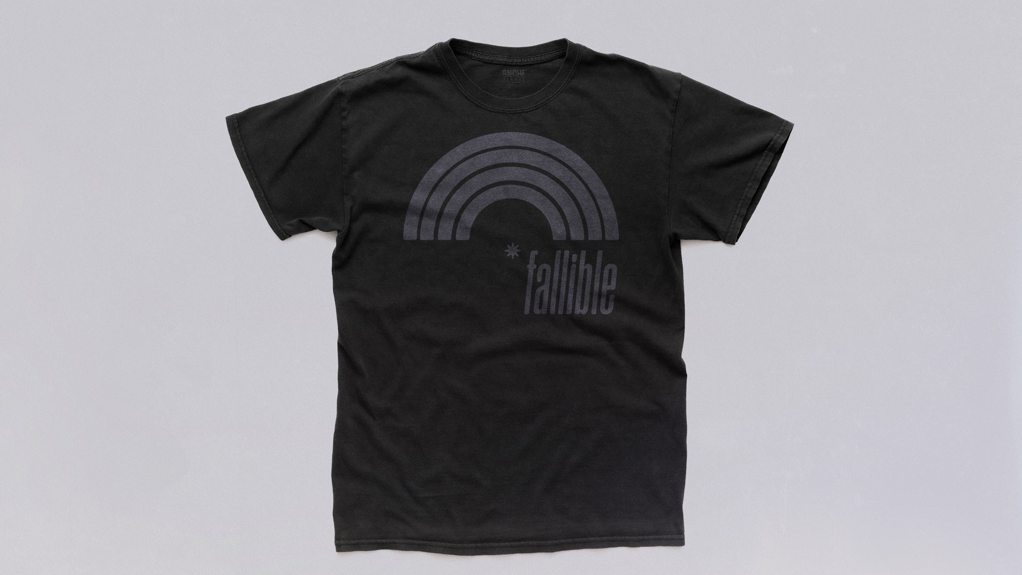 condensed type on a t-shirt