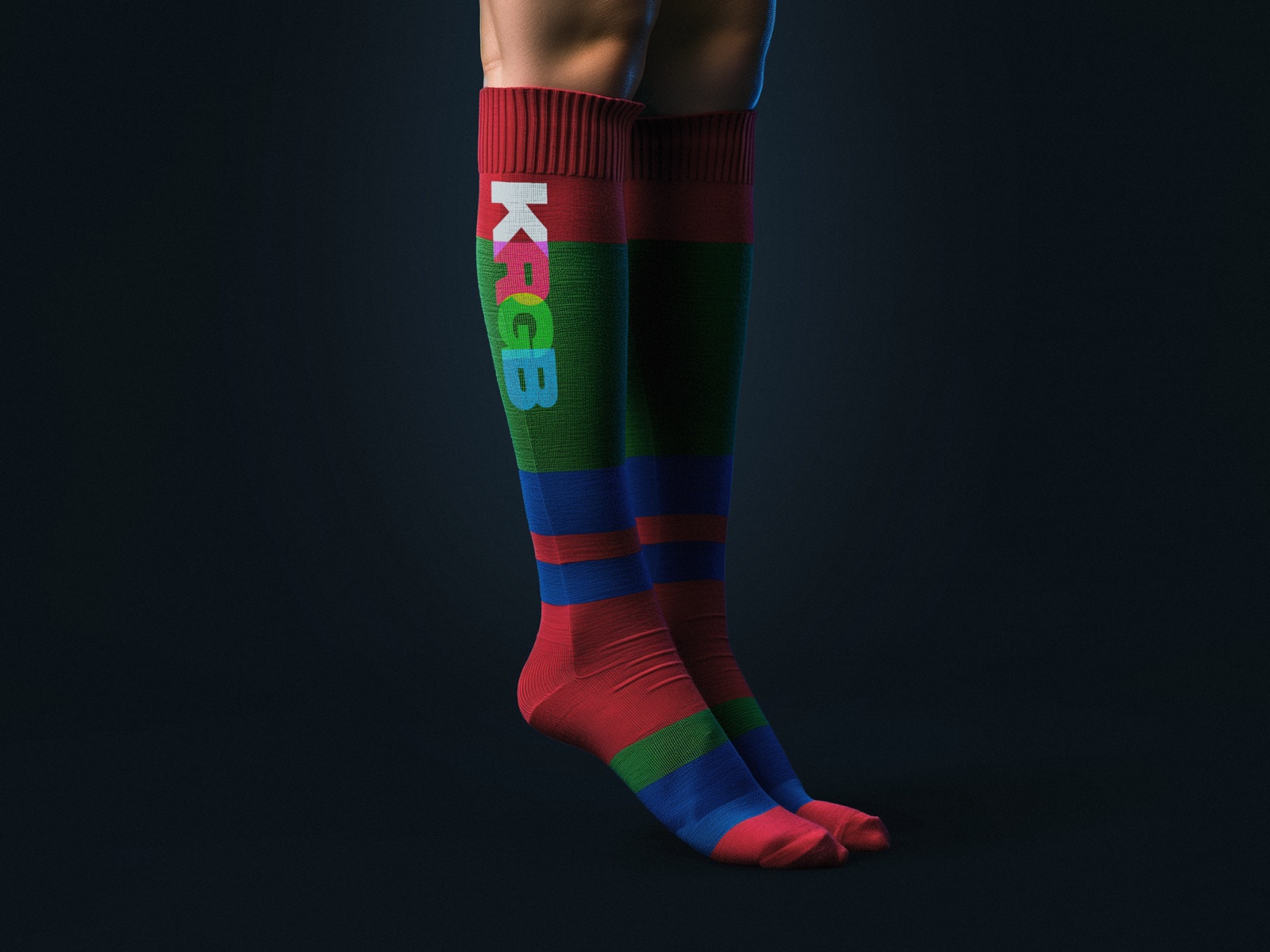 KRGB knee-high socks