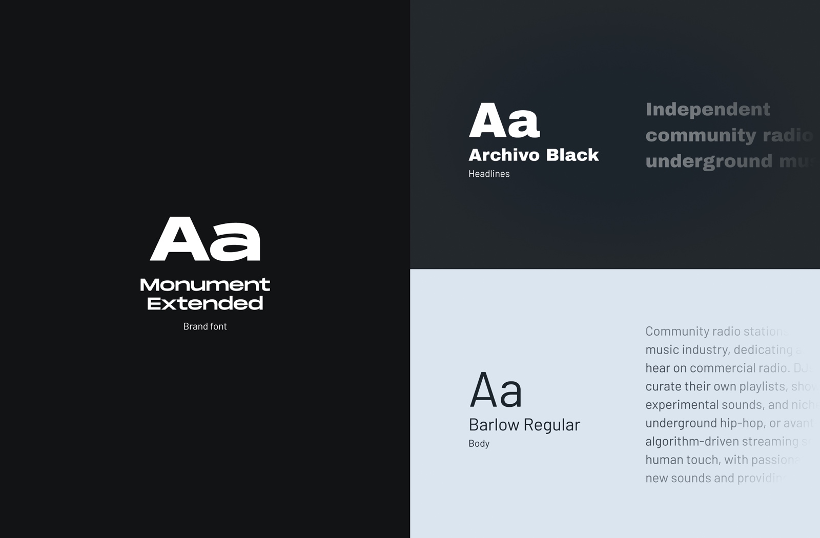 brand typography